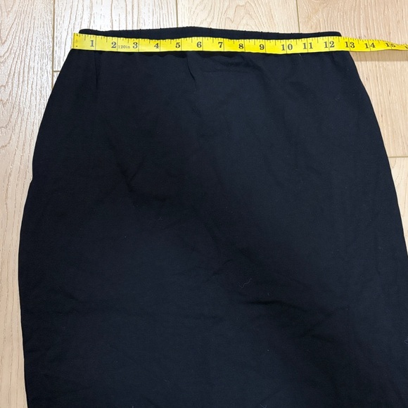H&M Mama Lightweight Maternity Pencil Skirt, Black, sz S - Picture 7 of 10